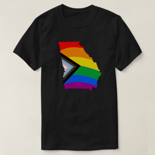 Georgia State Pride LGBTQ Progress Pride T_Shirt