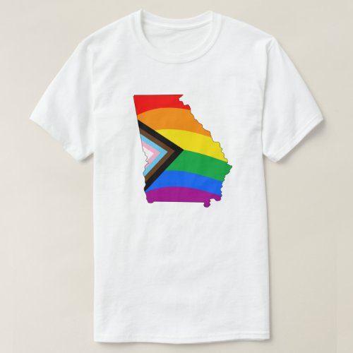 Georgia State Pride LGBTQ Progress Pride T_Shirt