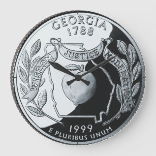 Georgia State Quarter Clock