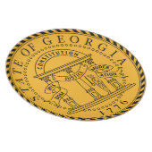 Georgia state seal america republic symbol flag plate (Right Side)