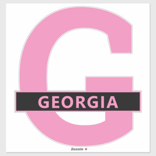 Georgia Sticker