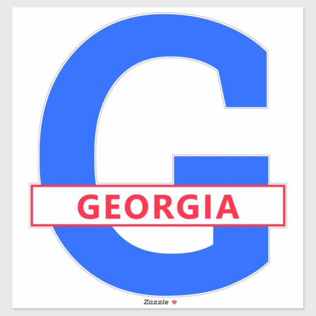 Georgia Sticker (Sheet)