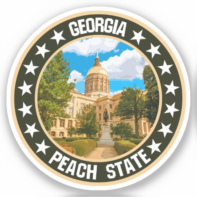 Georgia                                            sticker (Front)