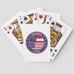 Georgia t-shirt, Georgia sticker, Poker Cards
