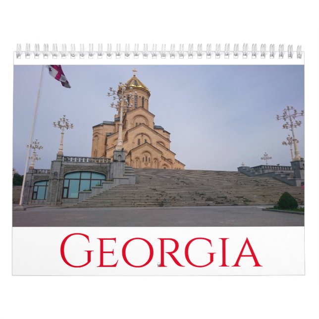 Georgia Tbilisi Borjomi Architecture Landscape Calendar (Cover)