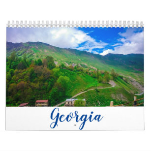 Georgia Tbilisi Nature Architecture Landscape Calendar