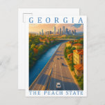 Georgia the Peach State USA Travel Place Postcard