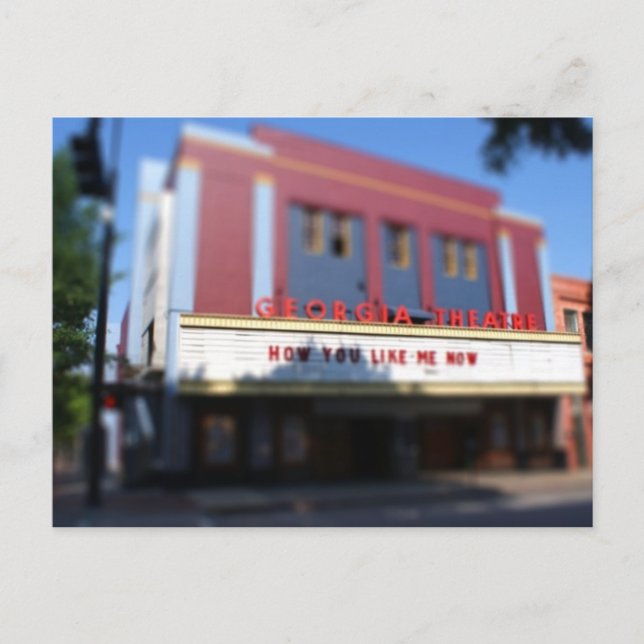 Georgia Theater Postcard (Front)
