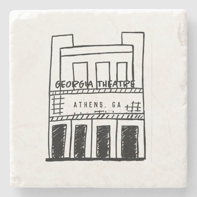 Georgia Theatre - Athens Landmark - Coaster (Front)