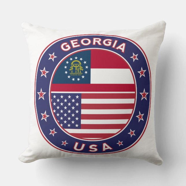 Georgia Throw Pillow (Front)