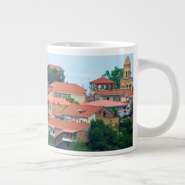 Georgia Town Landscape Giant Coffee Mug (Right)