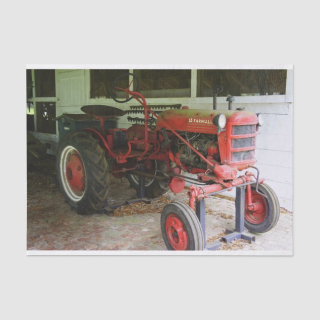 Georgia tractor tissue paper (Front)