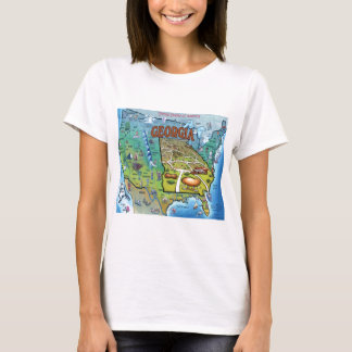 Georgia USA Map T-Shirt