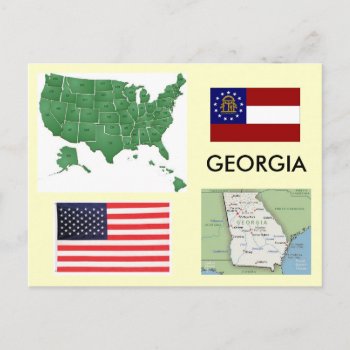 Georgia  Usa Postcard by archemedes at Zazzle
