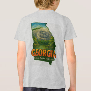 Georgia Vibrant State Pride T-Shirt Tri-Blend Shirt