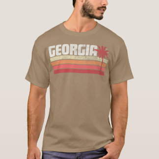 Georgia Vintage Retro 70s 80s 90s Gift Beach Palm T-Shirt