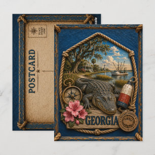 Georgia Vintage Travel Postcard