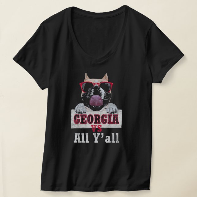 Georgia Vs All Y'all T-Shirt (Laydown)