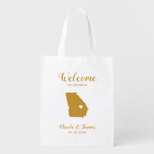 Georgia Wedding Welcome Bag, Destination Tote Bag