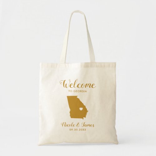 Georgia Wedding Welcome Bag Destination Tote Bag