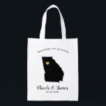 Georgia Wedding Welcome Bag Tote, Gold Heart<br><div class="desc">Fill this welcome bag with favorite goodies for your guests to enjoy when they arrive in New Mexico!</div>