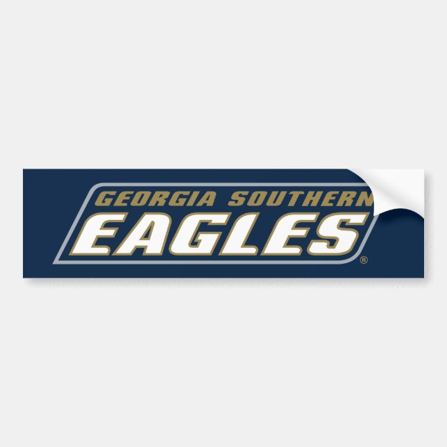 Georgia Wordmark Bumper Sticker (Front)