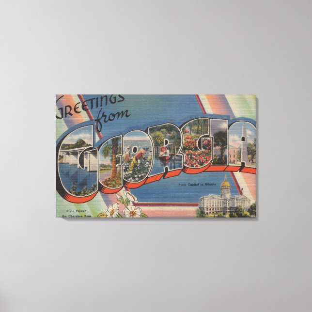 GeorgiaLarge Letter ScenesGeorgia Canvas Print (Front)