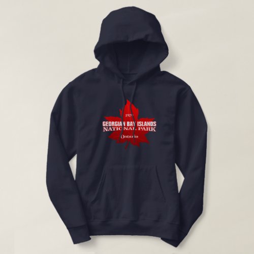 Georgian Bay Islands maple leaf Hoodie