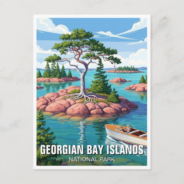 Georgian Bay Islands National Park Canada Postcard (Front)