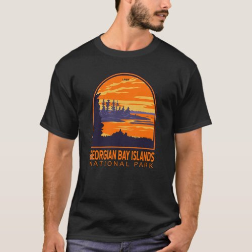 Georgian Bay Islands National Park Canada Vintage T_Shirt