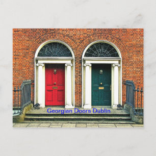 Georgian Doors Postcard
