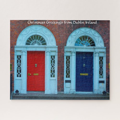 Georgian Dublin Doors Ireland Jigsaw Puzzle