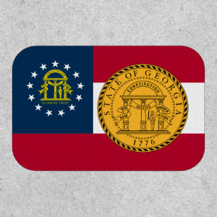 Georgian Flag & Seal, Flag of Georgia Patch