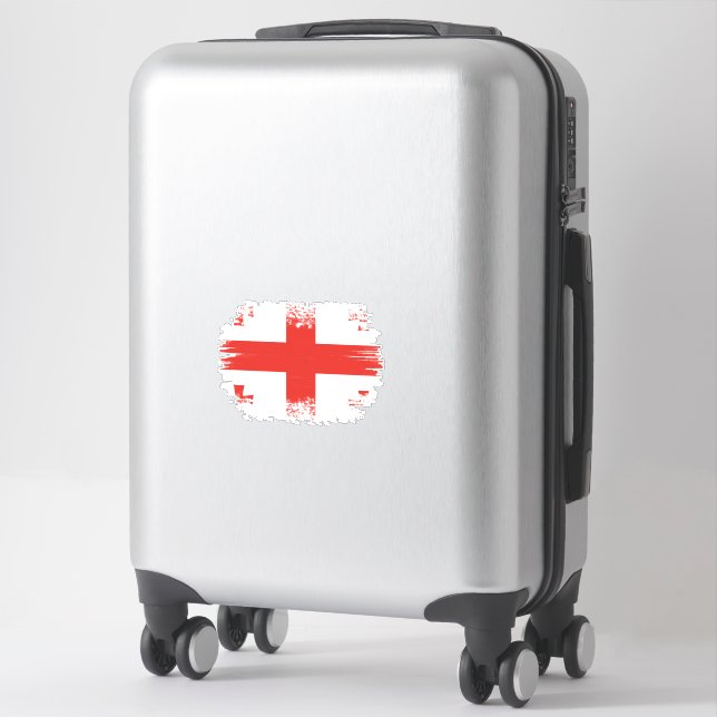 Georgian flag sticker (Suitcase)