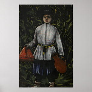 Georgian painter Niko Pirosmani paintings Poster