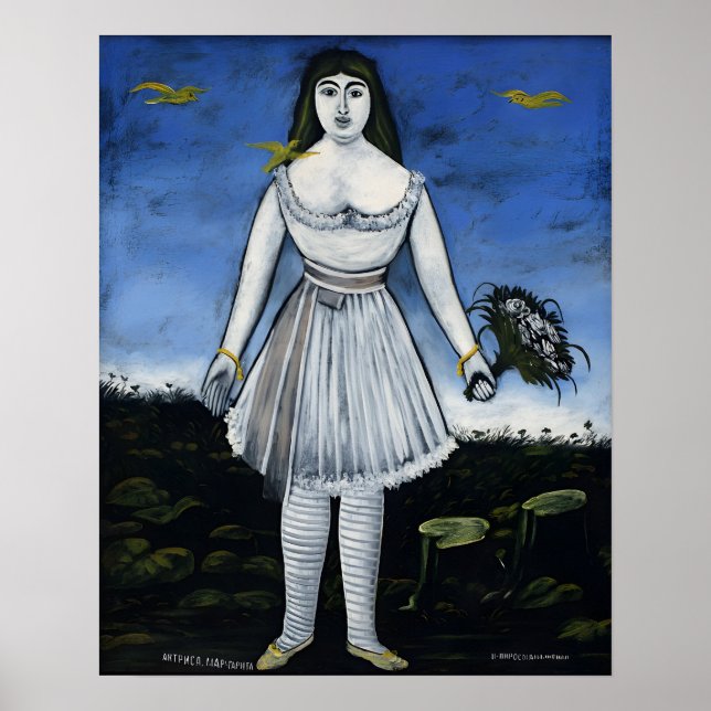 Georgian painter Niko Pirosmani paintings Poster (Front)