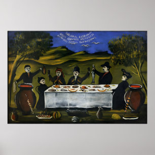 Georgian painter Niko Pirosmani Poster