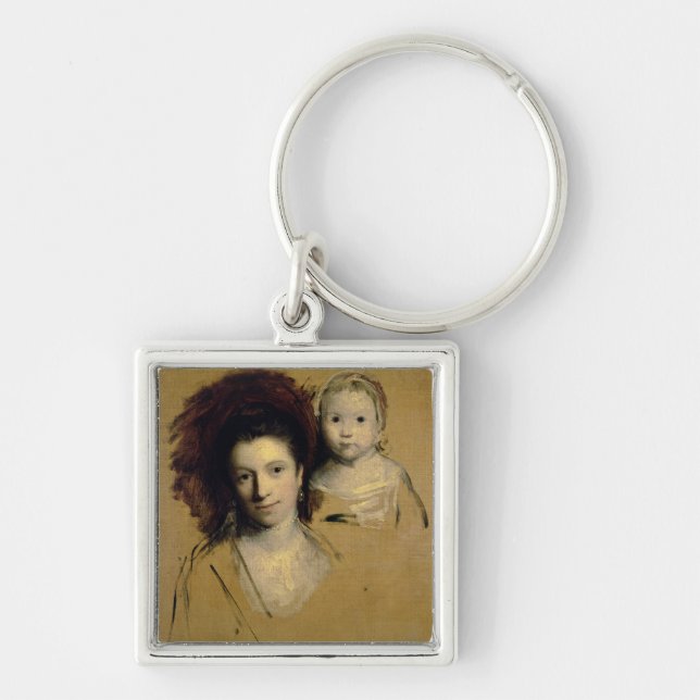 Georgiana, Countess Spencer and her Daughter Lady Keychain (Front)