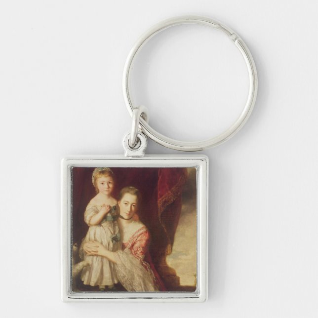 Georgiana, Countess Spencer with Lady Keychain (Front)