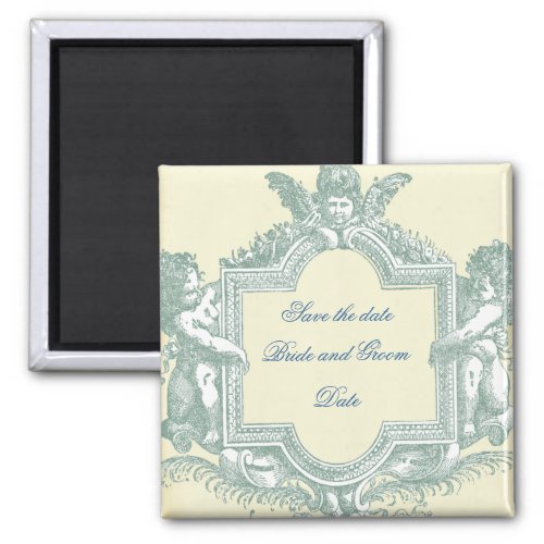 Georgiana Cream Save the Date Magnet