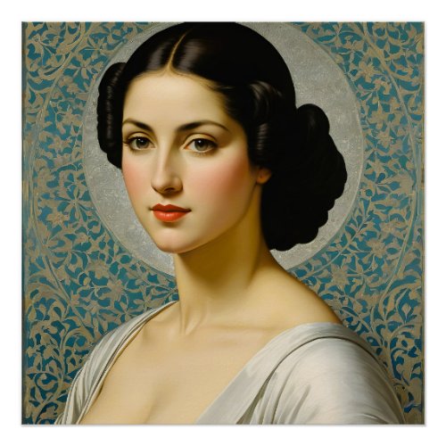 Georgiana Ruth Cole Fine Art Womans Portrait Poster