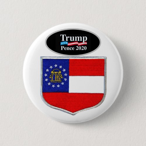 Georgians for TrumpPence 2020 Button