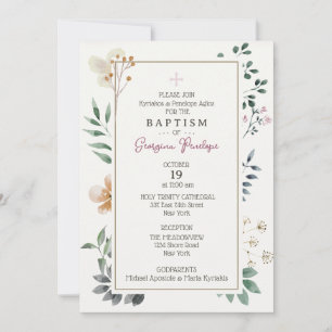 Georgina Framed Invitation