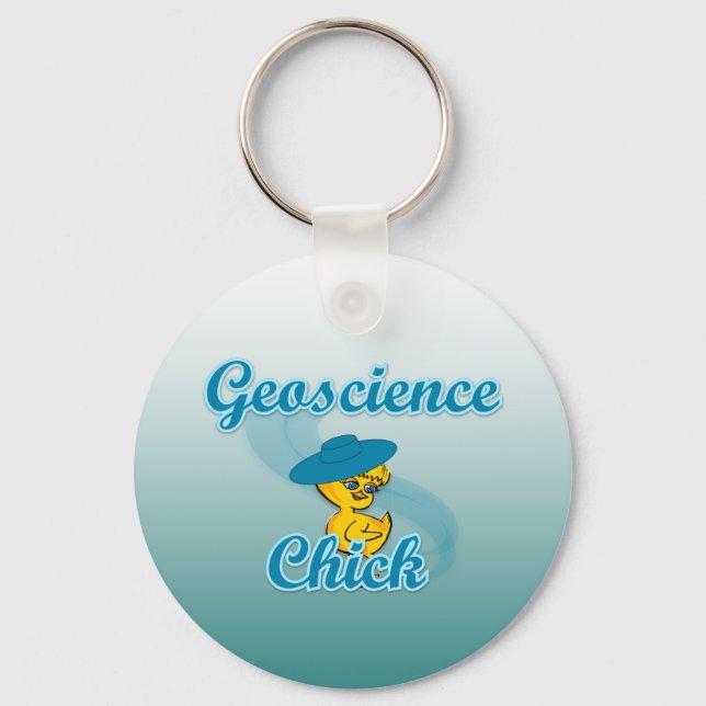 Geoscience Chick #3 Keychain (Front)
