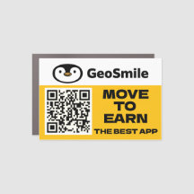 GeoSmile Car Magnets