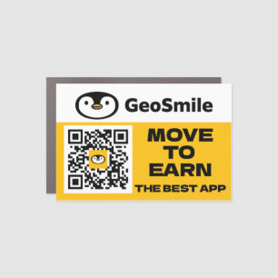 GeoSmile Car Magnets