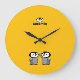 GeoSmile Large Clock