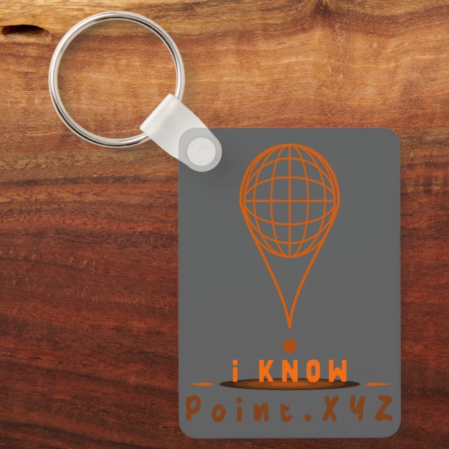 Geospatial Keys  Keychain (Front)