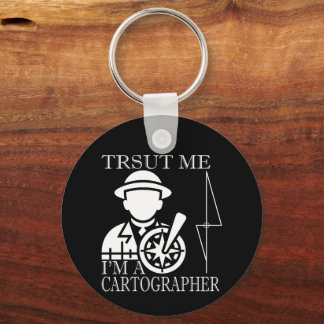 Geospatial/Surveyor Keys Keychain