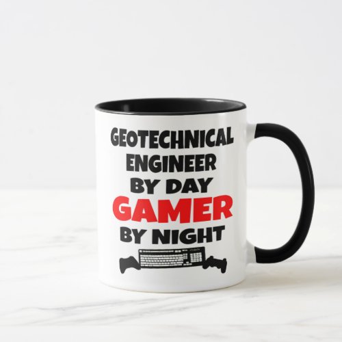 Geotechnical Engineer Loves Playing Video Games Mug